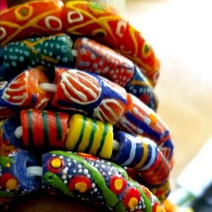 African Hand Beads